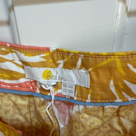 Boden Yellow and Pink Tiered Pineapple Maxi Skirt - Picture 3 of 4